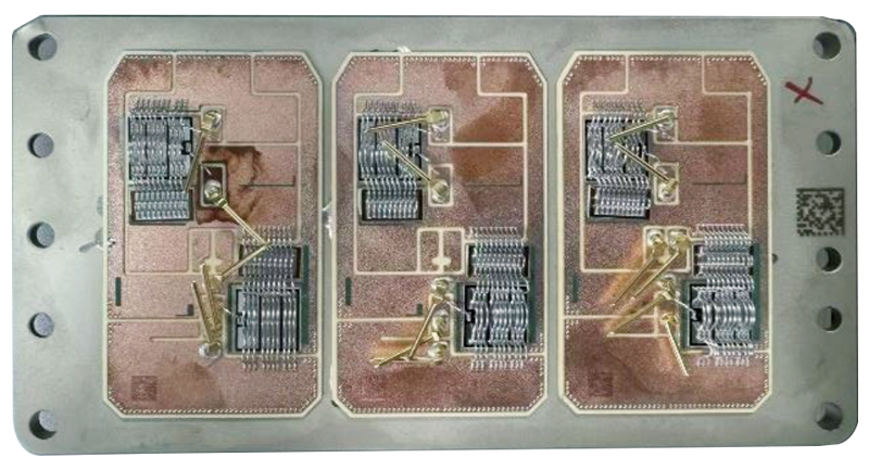 待进行X射线检测的IGBT功率模块