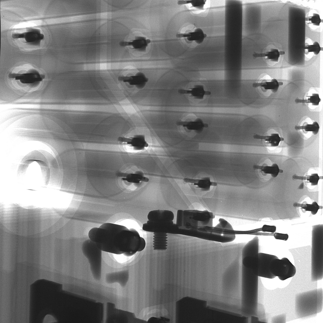 PCBA接插件X射线检测图