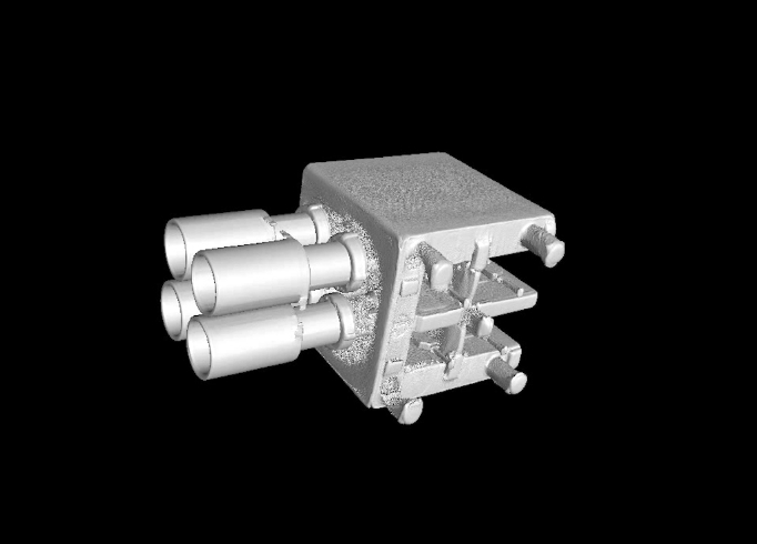 X光CT检测接插件、喷头、连接器与歧管中的成像效果展示