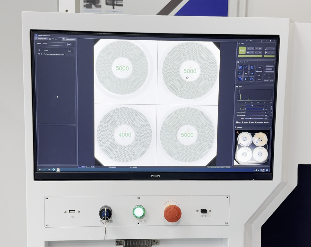 x-ray点料效果图 - 自动识别元件数量