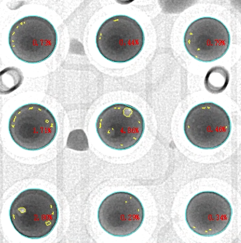 BGA焊点的X-Ray检测技术与空洞缺陷定量分析