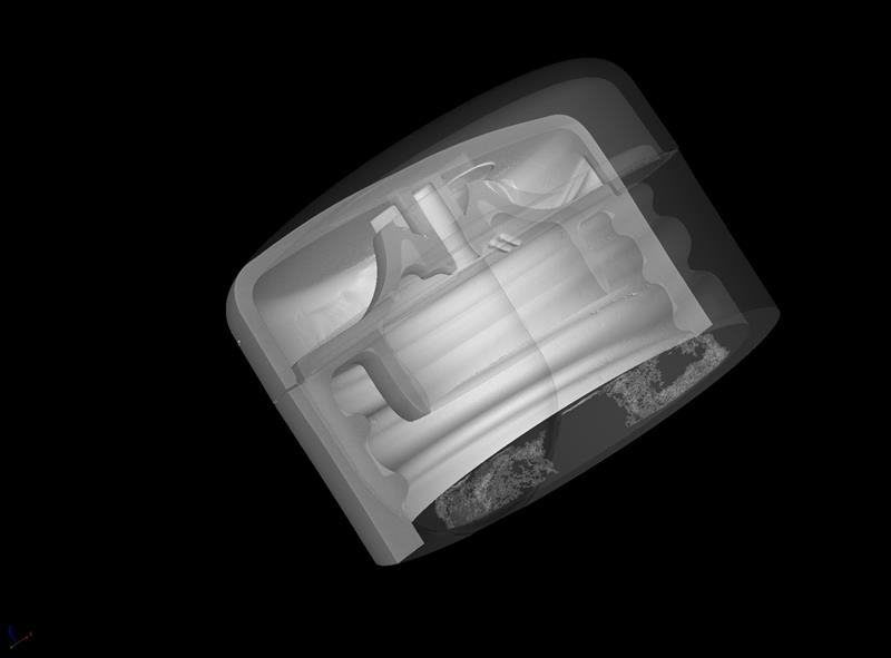 X-ray industrial CT 检测注塑件